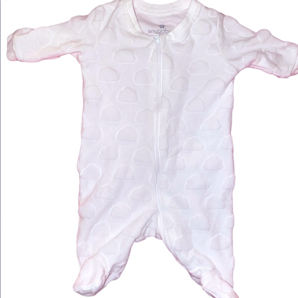 NWOT Sungabye Textured Footed Zippered Sleeper NB